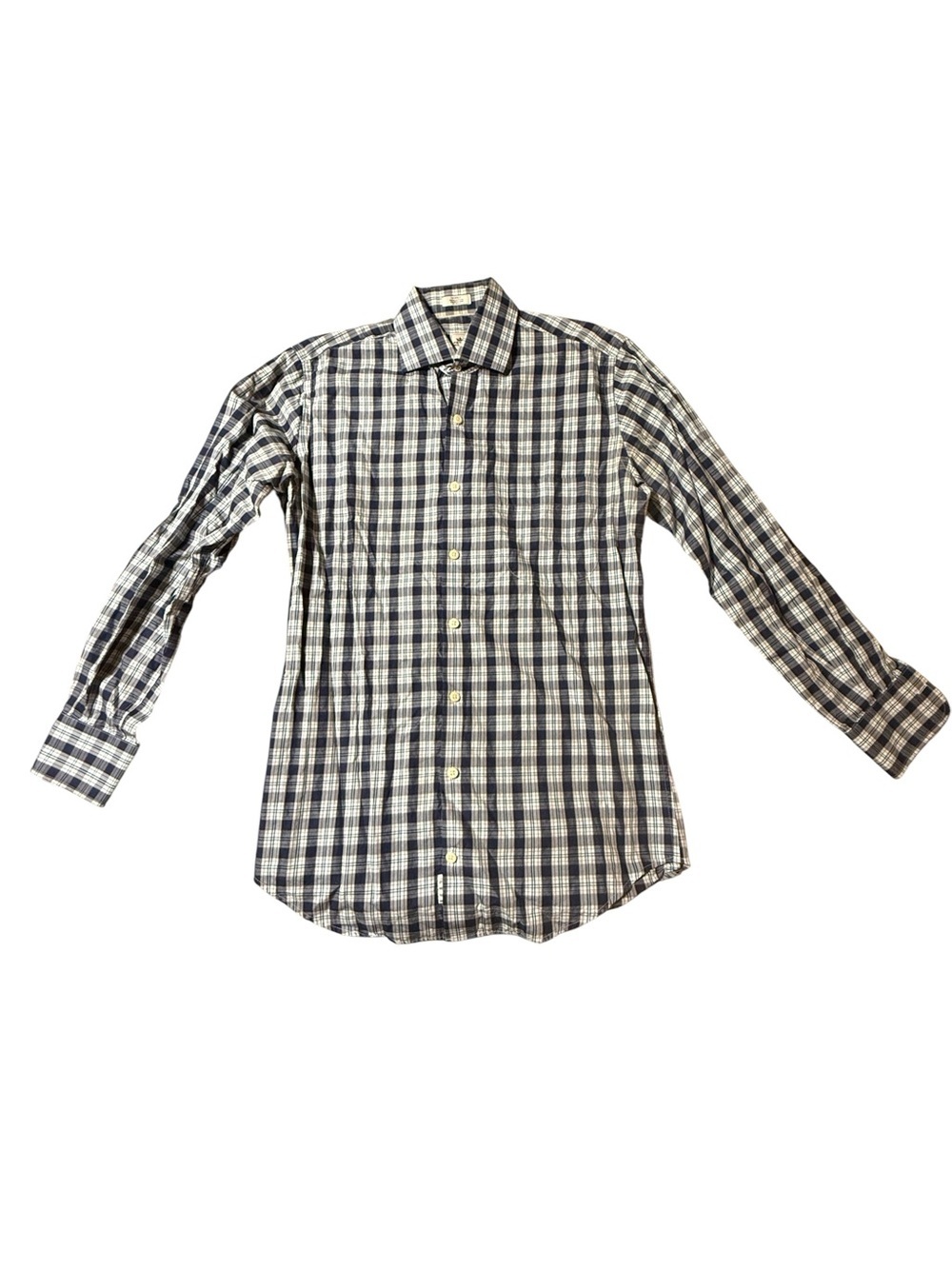 Peter Millar Men's S Small Plaid Long Sleeve Button Down Crown Sport Shirt